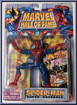 Spider-Man (Super-Poseable) from Marvel - Hall of Fame - Series 2 manufactured by Toy Biz [Front]