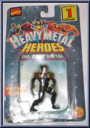 Wolverine (Black / Gold) from Marvel - Heavy Metal Heroes - Basic Series manufactured by Toy Biz [Front]