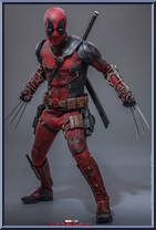 Deadpool (Battling Version) from Marvel - Deadpool & Wolverine manufactured by Hot Toys [Loose]