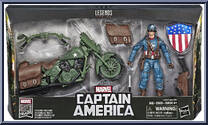 Captain America / Motorcycle from Marvel Legends - 80th Anniversary Series - Vehicles manufactured by Hasbro [Front]