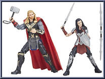 Thor / Sif from Marvel Legends - Cinematic Universe 10th Anniversary - Box Sets manufactured by Hasbro [Loose]
