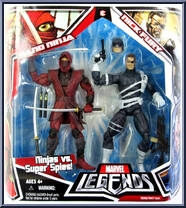 Hand Ninja / Nick Fury from Marvel Legends - Twin Packs - Series 2 manufactured by Hasbro [Front]