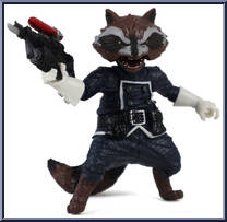 Rocket Raccoon (White Gloves) from Marvel Legends - Exclusives manufactured by Hasbro [Loose]