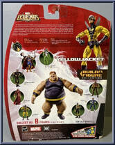 Yellow Jacket (Yellow) from Marvel Legends - Blob Series manufactured by Hasbro [Back]