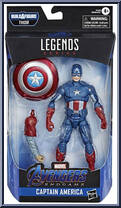 Captain America (Endgame) from Marvel Legends - Infinite Series - Bro Thor Series manufactured by Hasbro [Front]