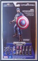Captain America (WW2) from Marvel Legends - Infinite Series - Exclusives manufactured by Hasbro [Back]
