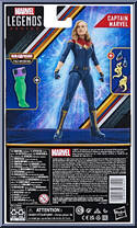 Captain Marvel from Marvel Legends - Infinite Series - Totally Awesome Hulk Series manufactured by Hasbro [Back]