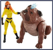 Crystal / Lockjaw (Inhumans) from Marvel Legends - Infinite Series - Multi-Packs manufactured by Hasbro [Loose]