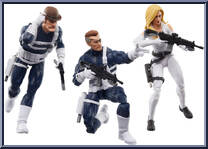 Dum Dum Dugan / Nick Fury Jr. / Sharon Carter from Marvel Legends - Infinite Series - Multi-Packs manufactured by Hasbro [Loose]