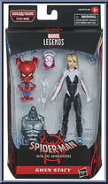 Gwen Stacy (with Spider-Ham) from Marvel Legends - Infinite Series - Stilt-Man Series manufactured by Hasbro [Front]