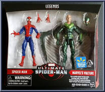 Ultimate Spider-Man / Vulture from Marvel Legends - Infinite Series - Exclusives manufactured by Hasbro [Front]