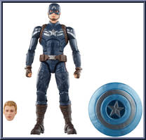 Captain America from Marvel Legends - Infinity Saga - Captain America - Winter Soldier manufactured by Hasbro [Loose]