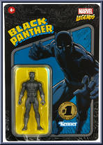 Black Panther (Gray Boots) from Marvel Legends - Retro - Basic Series manufactured by Hasbro [Front]