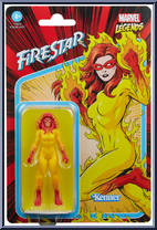 Firestar from Marvel Legends - Retro - Basic Series manufactured by Hasbro [Front]