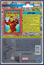 Iron Man from Marvel Legends - Retro - Basic Series manufactured by Hasbro [Back]