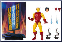 Iron Man from Marvel Legends - Retro - 6" Scale manufactured by Hasbro [Loose]