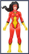 Spider-Woman from Marvel Legends - Retro - Basic Series manufactured by Hasbro [Loose]