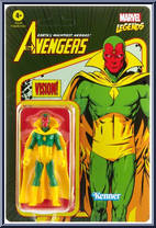 Vision from Marvel Legends - Retro - Basic Series manufactured by Hasbro [Front]