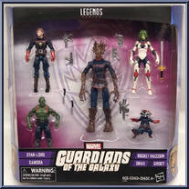 Guardians of the Galaxy 5-Pack from Marvel Legends Series - Box Sets manufactured by Hasbro [Front]