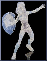 Invisible Woman (Clear) from Marvel Legends - Vintage - Fantastic Four manufactured by Hasbro [Loose]
