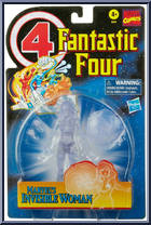 Invisible Woman (Clear) from Marvel Legends - Vintage - Fantastic Four manufactured by Hasbro [Front]