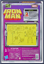 Iron Man (Deluxe) from Marvel Legends - Vintage - Iron Man manufactured by Hasbro [Back]