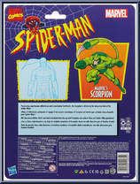 Scorpion from Marvel Legends - Vintage - Spider-Man manufactured by Hasbro [Back]