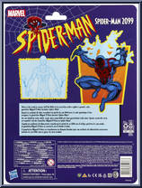 Spider-Man 2099 from Marvel Legends - Vintage - Spider-Man manufactured by Hasbro [Back]