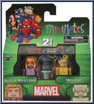 Alicia Masters / Moloid from Marvel Minimates - Wave 48 - Fantastic Four manufactured by Diamond Select [Front]