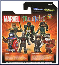 Baron Strucker / Hydra Elite from Marvel Minimates - Wave 54 manufactured by Diamond Select [Back]