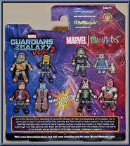 Gamora / Rocket with Groot from Marvel Minimates - Wave 71 - Guardians of the Galaxy Vol 2 manufactured by Diamond Select [Back]