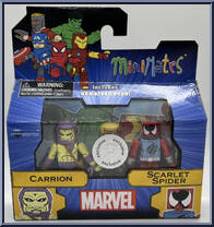 Carrion / Scarlet Spider from Marvel Minimates - Toys R Us 2-Packs - Wave 24 manufactured by Diamond Select [Front]