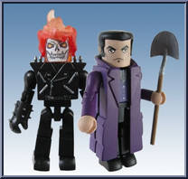 Ghost Rider / Blackheart from Marvel Minimates - Wave 15 - Ghost Rider manufactured by Diamond Select [Loose]