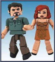Iron Man 2 "Stark Expo" 2-Pack (C2E2) from Marvel Minimates - Exclusives manufactured by Diamond Select [Loose]