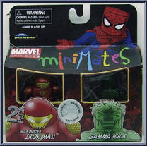 Hulk Buster Iron Man / Gamma Hulk from Marvel Minimates - Toys R Us 2-Packs - Wave  7 manufactured by Diamond Select [Front]