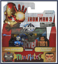 Iron Patriot / Extremis Soldier from Marvel Minimates - Wave 49 - Iron Man 3 manufactured by Diamond Select [Front]