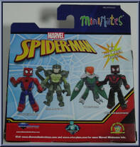 Kid Arachnid / Vulture from Marvel Minimates - Walgreens - Wave  7 manufactured by Diamond Select [Back]