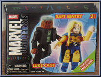 Luke Cage / Raft Sentry from Marvel Minimates - Wave 12 - New Avengers manufactured by Diamond Select [Front]