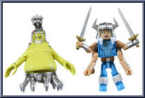 Mojo / Spiral from Marvel Minimates - Wave 72 - Wolverine manufactured by Diamond Select [Loose]