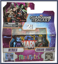 Nebula / Sakaar Soldier from Marvel Minimates - Wave 57 - Guardians of the Galaxy Movie manufactured by Diamond Select [Front]