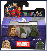 Shanna the She-Devil / Savage Land Reaper from Marvel Minimates - Wave 51 - Marvel Now! manufactured by Diamond Select [Front]