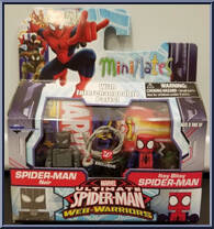 Spider-Man Noir / Itsy Bitsy Spider-Man from Marvel Minimates - Walgreens - Wave  3 manufactured by Diamond Select [Front]