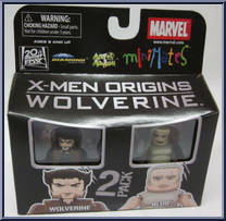 Wolverine / Blob from Marvel Minimates - Toys R Us 2-Packs - X-Men Origins: Wolverine - Series 1 manufactured by Diamond Select [Front]