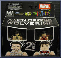Wolverine (Special Ops) / Deadpool from Marvel Minimates - Wave 26 - X-Men Origins: Wolverine manufactured by Diamond Select [Front]