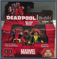 Secret Wars Deadpool / X-Force Siryn from Marvel Minimates - Wave 65 - Deadpoolapoolza manufactured by Diamond Select [Front]