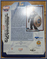 Captain America (Unmasked) from Marvel Select - Exclusives - Disney Store manufactured by Diamond Select [Back]
