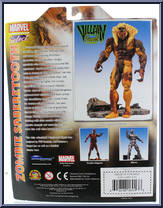 Sabretooth (Zombie) from Marvel Select - Basic Series manufactured by Diamond Select [Back]