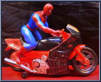 Spider-Man from Marvel - Mystery Bump & Go Motorcycles manufactured by Soma [Loose]