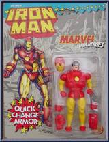 Iron Man (Quick Change Armor) from Marvel - Super Heroes - Series 2 manufactured by Toy Biz [Front]