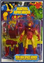 Iron Man (Space Armor) from Marvel - Super Heroes - Series 7 manufactured by Toy Biz [Front]